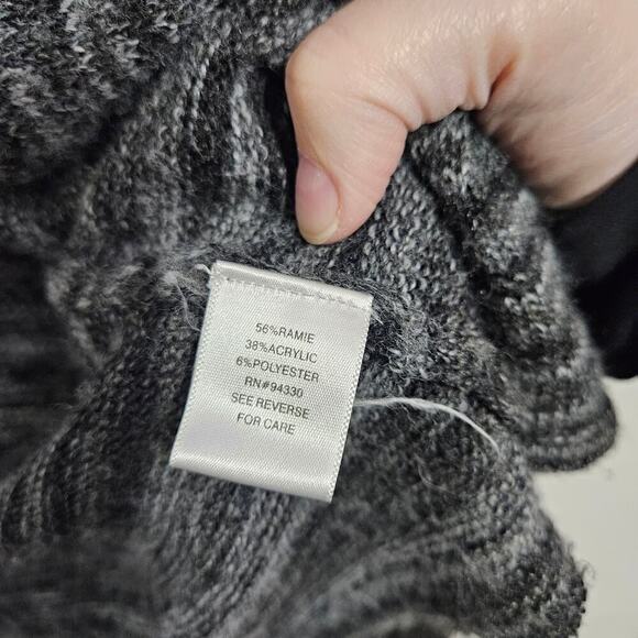 Y2K Striped Tie Front Cardigan. Cinched sleeves and large waist band. Size XL. - Picture 7 of 7